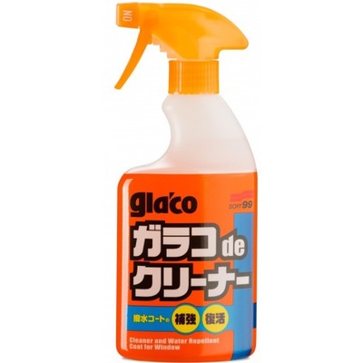 Soft99 Glaco De Cleaner 400ml Niewidzialna Wycieraczka Hydrofobowy płyn