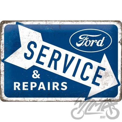 PLACA PLAKAT 20X30 FORD SERVICE & REPAIR 22324  