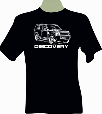 KOSZULKA T-SHIRT CON NADRUKIEM LAND ROVER DISCOVERY  