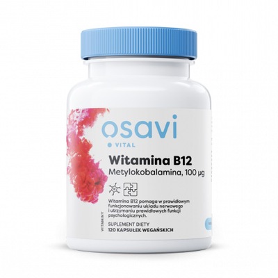 Witamina B12 100mcg 120 kapsułek Osavi