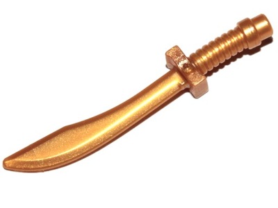 LEGO miecz katana broń ninja ninjago perłowe złoto 25111