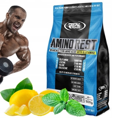 Real Pharm AMINO REST 1000g Lemon Mint