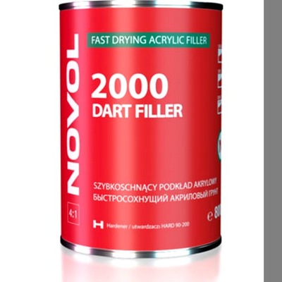 Podkład akrylowy NOVOL 2000 Dart Filler Szary 1L