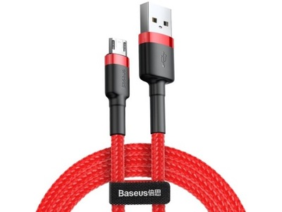 Kabel USB - Micro USB BASEUS Cafule 1 m Czerwony