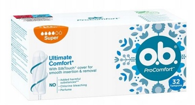 O.B. Tampony ProComfort Super higieniczne 32 szt