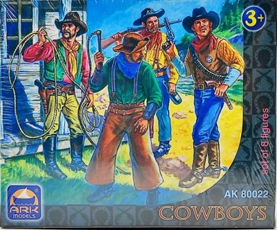 Cowboys Set of 8 figures (6.5 cm) 1:32