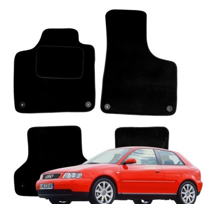 AUDI A3\/S3 8P КОВРИКИ ВЕЛЮРОВЫЕ DO АВТОМОБИЛЯ 2003-2013 B фото