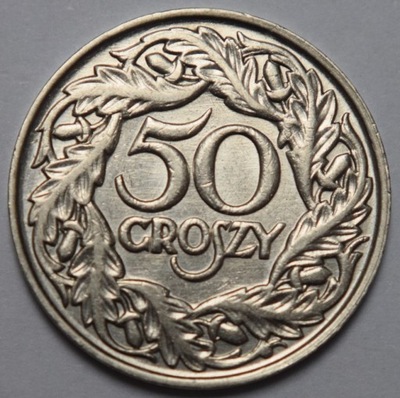 50 GROSZY 1923 - ŁADNA - ORYGINAŁ (W12)