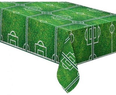 Obrus plastikowy PIŁKA NOŻNA zielony football