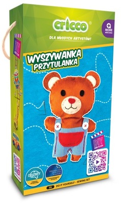 CRICCO Wyszywanka przytulanka Miś DIY