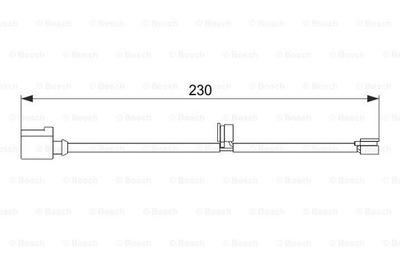 SENSOR ZAPATAS BOSCH 1 987 474 569 1987474569  