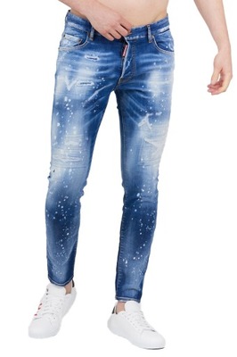 DSQUARED2 Niebieskie jeansy SUPER TWINKY JEAN 46