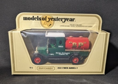 FORD MODEL T (1912) BP - MATCHBOX - MODELS OF YESTERDAY 1978