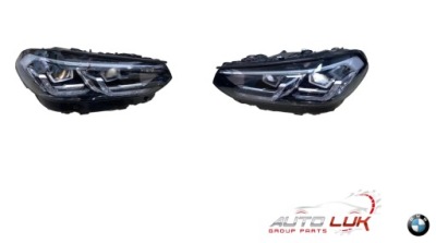 Лампа перед ліва права комплект bmw x3 g01 фото №1