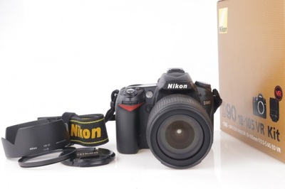 Lustrzanka Nikon D90 + 18-105mm f/3.5-5.6 VR
