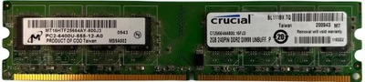 RAM MICRON 2GB PC2-6400U-555-12-A0 DDR2 994