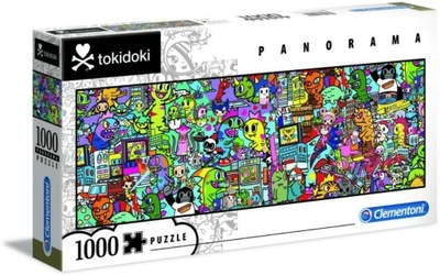 Puzzle 1000 Panorama Tokidoki 39568 Clementoni