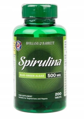 SPIRULINA 500 mg 200 tabletek