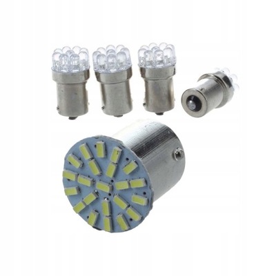 4X1156 FARO LUZ BA15S P21W 9 DIOD DIODO LUMINOSO LED 12V BIA  