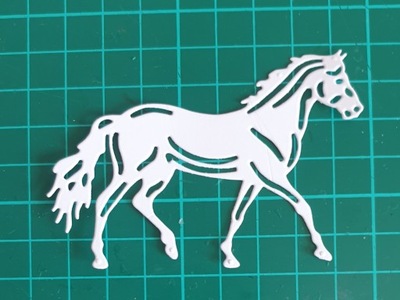 Scrapki papierowe zwierzęta koń