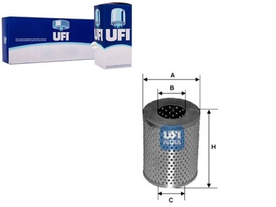 FILTRO COMBUSTIBLES LEYLAND UFI  