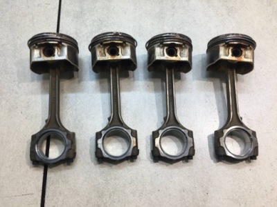 Поршень шатун opel agila b 1.2 16v 73k фото №1