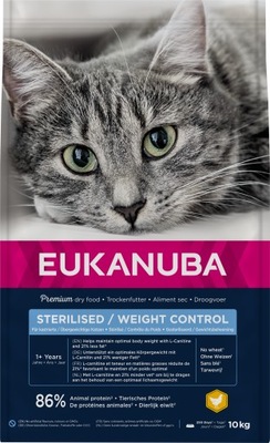 Eukanuba Sterilised karma dla kota kurczak 10 kg