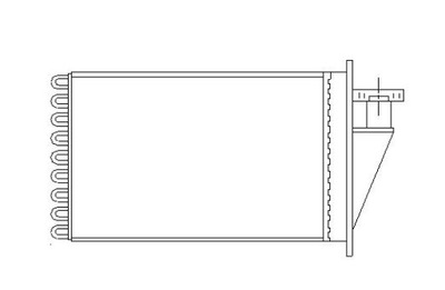 RADIATOR HEATER FIAT MULTIPLA 04.99- MAREA 99- NRF 53565  