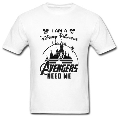 Tshirt śmieszna koszulka Princess Avengers 152 158
