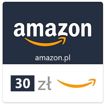 Voucher Amazon 30zł, POLSKA, Karta podarunkowa