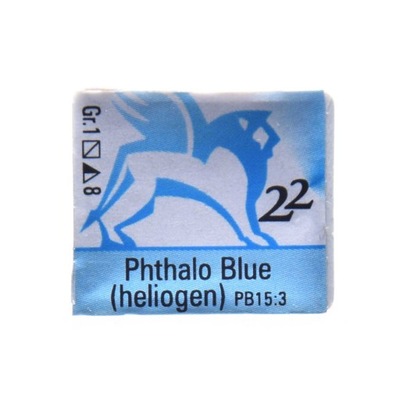 Akwarele w kostkach - Renesans - phthalo blue