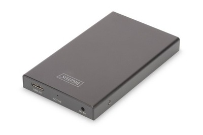 Obudowa Digitus USB 3.0 na dysk SSD/HDD 2.5" SATA III, 9.5/7.5mm, alum