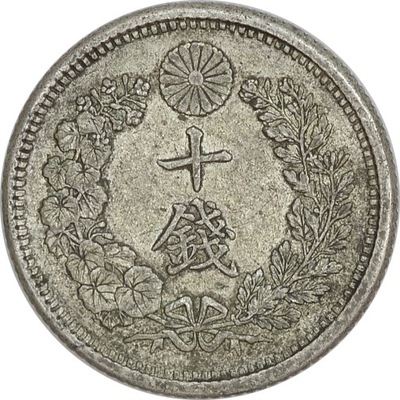 12.JAPONIA, MUTSUHITO, 10 SEN 1904