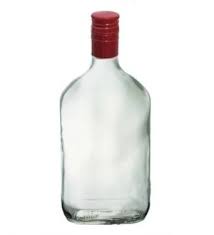 Butelka szklana 0,35 L z zakrętką Piersiówka 350ml