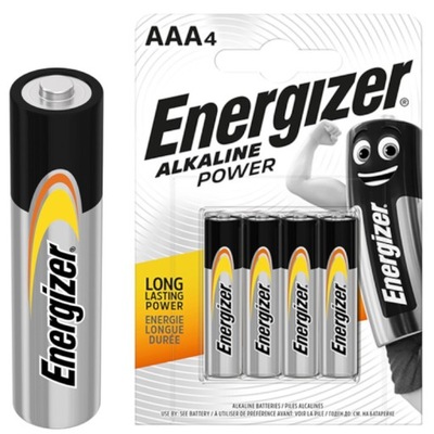 Baterie AAA Bateria Energizer AP LR03 4 SZT ZESTAW