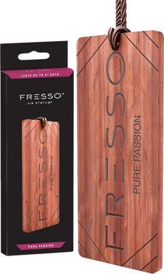 FRESSO PURE PASSION drewniana zawieszka zapachowa