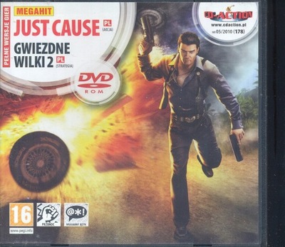 CD ACTION - JUST CAUSE 2 - GWIEZDNE WILKI 2 - CD