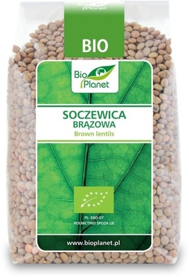 SOCZEWICA BRĄZOWA BIO 400 g - BIO PLANET BIO PLANET - seria ZIELONA