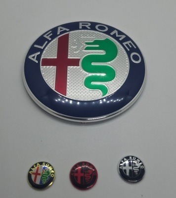 Эмблема alfa romeo 74mm значок mito 147 156 159 фото №1