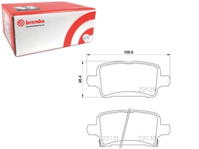 Гальмівні колодки гальмівні задня chevrolet bolt opel ampera-e astra k astra k фото №1