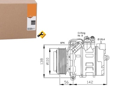 COMPRESSEUR DU CLIMATISEUR OPEL ZAFIRA 7SBU16C NRF - milautoparts-fr.ukrlive.com