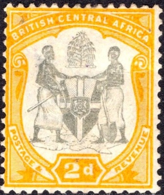 British Central Africa 2 d.czysty *