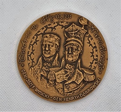 MEDAL - JÓZEF WYBICKI - HENRYK DĄBROWSKI