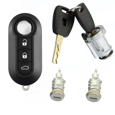 Вкладка замка запалювання вкладиші замки комплект fiat grande punto фото №1