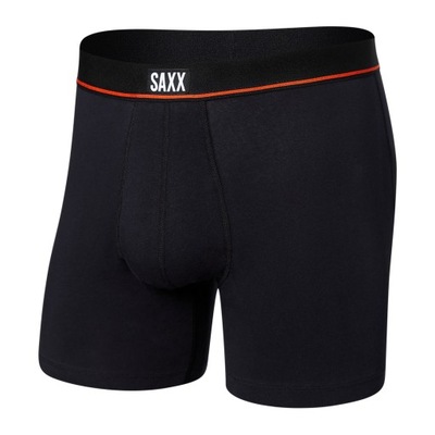 BOKSERKI MĘSKIE SAXX BOXER BRIEF CZARNE M