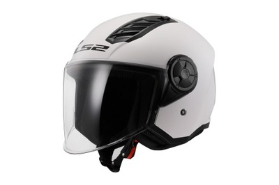 Kask motocyklowy otwarty LS2 OF616 Airflow II Solid White XL