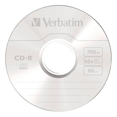 PŁYTY CD-R Verbatim 700MB x52 szpindel 10szt