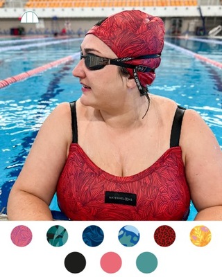 SWIM CAP | materiałowy czepek do pływania