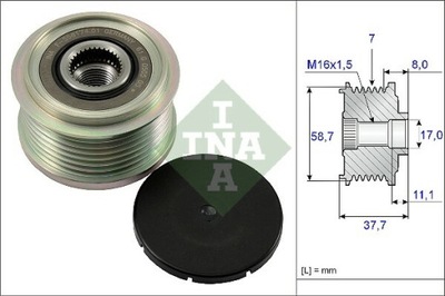 SANKABA GENERATORIAUS INA 535 0128 10 