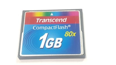 karta pamięć 1GB Compact Flash 1GB transcend 80X
